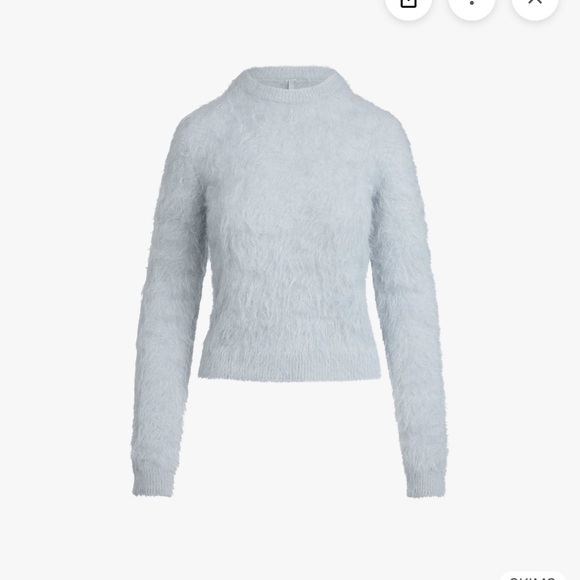 Skims Women's Brushed Alpaca Crewneck Sweater